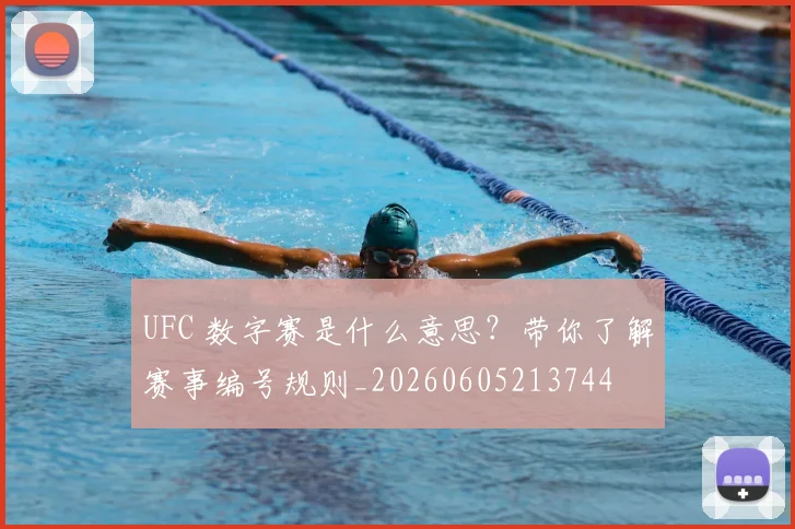 UFC 数字赛是什么意思?带你了解赛事编号规则_20260605213744